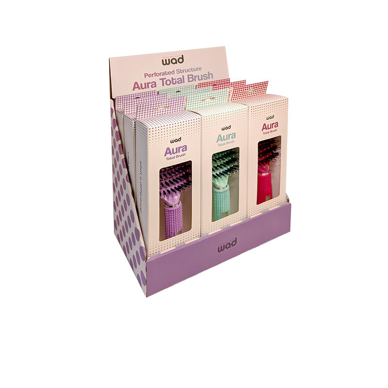 Wad Pennello Professionale da Esposizione Aura Verde/Viola/Rosso (9 pz)