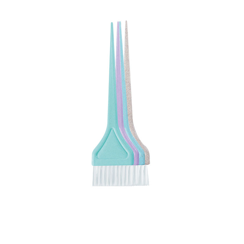 Set di pennelli professionali per tinta Wad Verde, Viola, Blu Setole Naturali + Bianche 4 pz/scatola