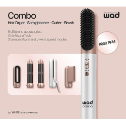Wad Combo Professionale 6 in 1 Asciugacapelli Wad