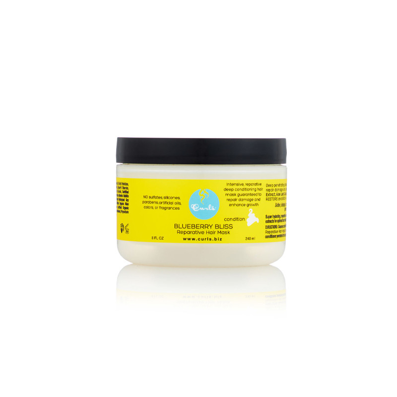 Maschera per Capelli Ricci Riparatrice al Mirtillo (240ml)