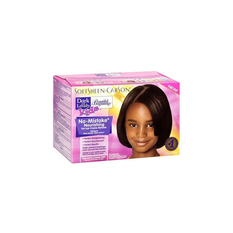 Dark and Lovely Kids Kit Relaxer Relaxer per Bambini Normale / Spesso
