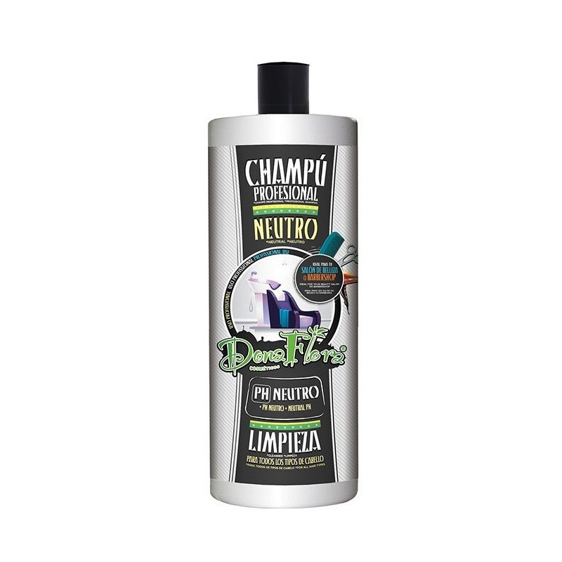 Dona Flora Shampoo Detergente Neutro, Neutro (1000ml)