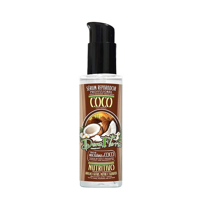 Dona Flora Siero Nutriente Riparatore con Cocco & Macadamia (100ml)