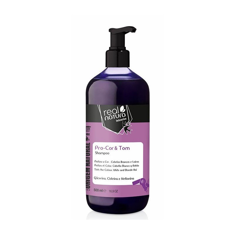 Real Natura Pro-Cor & Shampoo senza sale Tom (500ml)