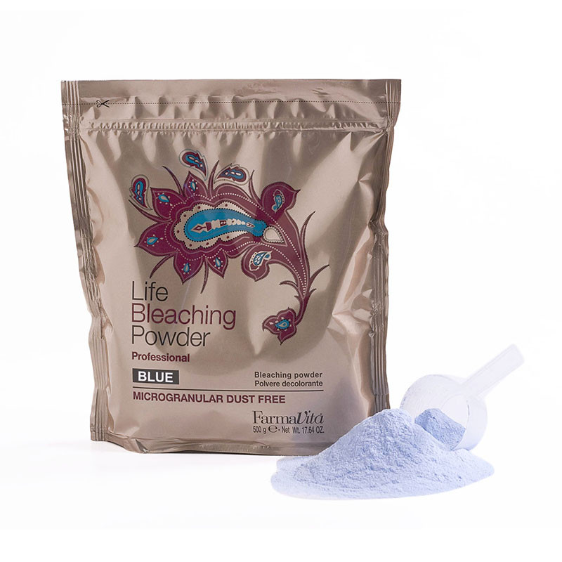 Farmavita Life Polvere Decolorante Busta in Alluminio Blu (500gr)