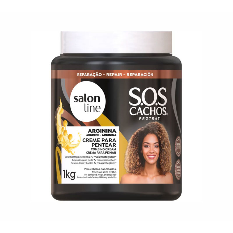 Salon Line Crema SOS per Pettinare Arginina (1000ml)