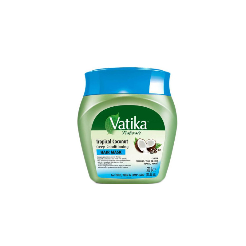 Vatika Maschera Capelli Condizionante Profonda al Cocco Tropicale (500gr)