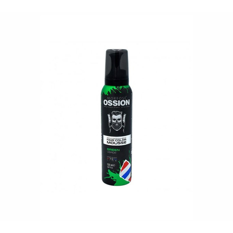 Ossion Mousse Colorante Semipermanente Verde (150ml)
