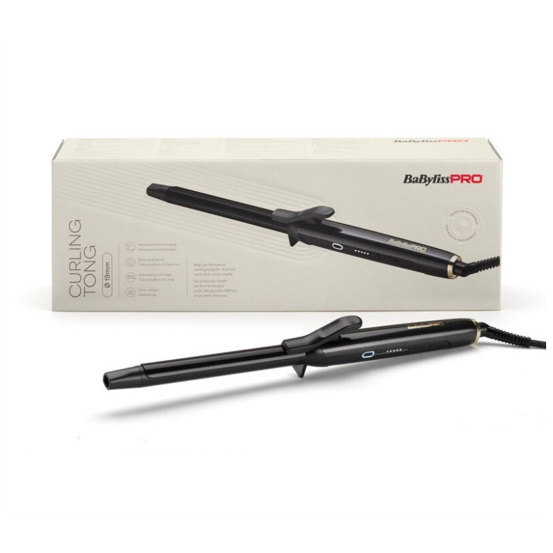 Babyliss Pro Arricciacapelli ad Alte Prestazioni in Ossido Nero 19mm