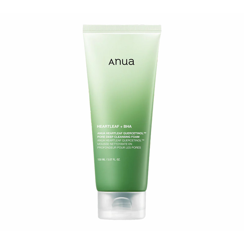 Anua Heartleaf Quercetinol Schiuma Detergente Profonda per i Pori (150ml)