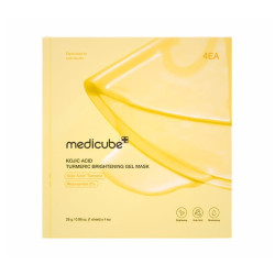 Medicube Maschera Gel Illuminante all'Acido Cogico e Curcuma (4 pz)
