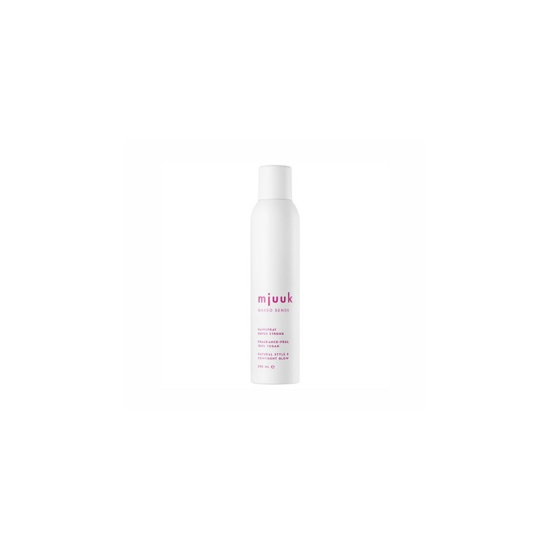 Mjuuk Naked Sense Lacca per capelli senza profumo Super forte (250ml)
