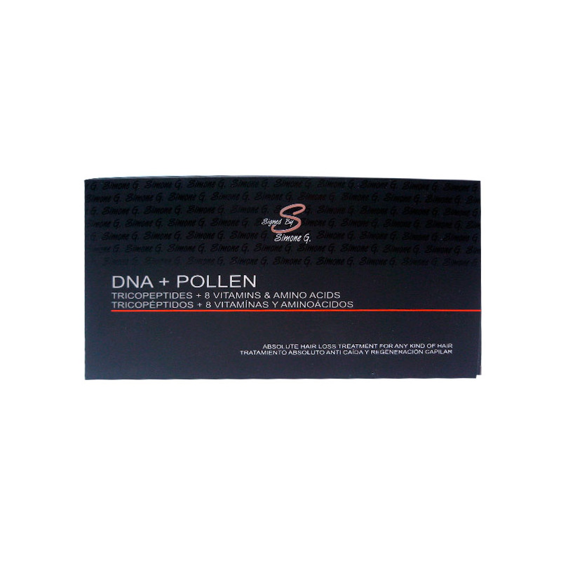 Simone G. 61 Anticaduta DNA + Pollen con Tricopeptidi + 8 Vitamine e Aminoacidi (10x10ml)