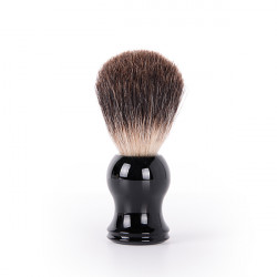 Pennello da barba Bifull manico in plastica nera