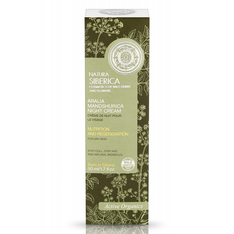 Crema Notte Nutrizione e Rigenerazione Natura Siberica (50ml)