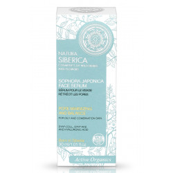 Siero Viso Natura Siberica Minimizzante dei Porie e Bilanciamento (30ml)