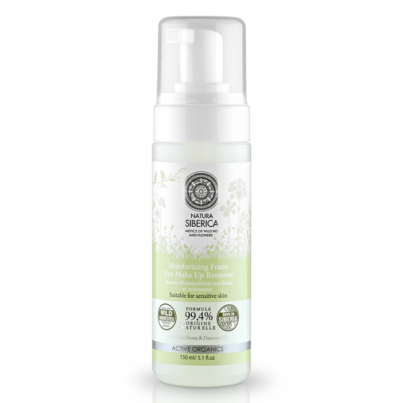 Natura Siberica Schiuma Idratante Struccante per Occhi (150ml)