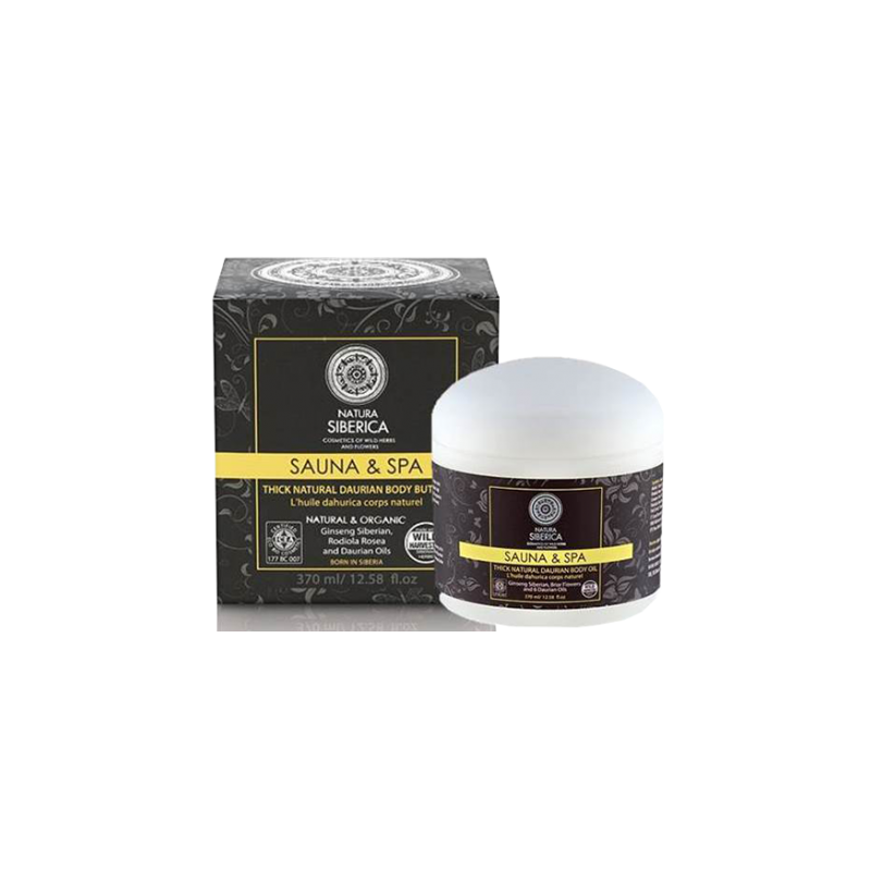 Natura Siberica Sauna & Spa Burro Corpo Naturale Dauriano Spesso (370ml)