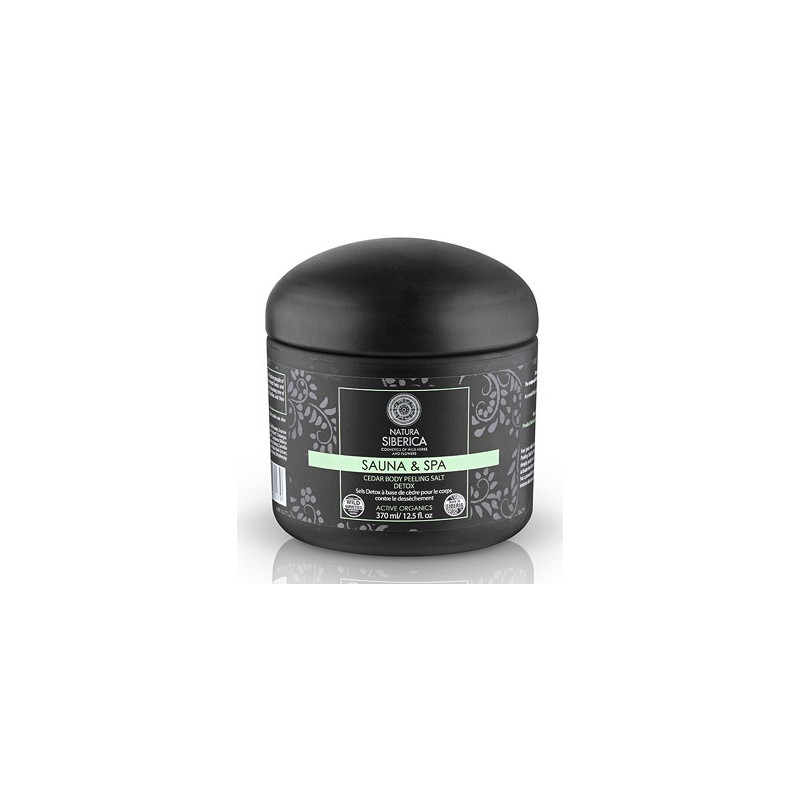 Natura Siberica Sauna & Spa Peeling con Porco Detox Corporeo a Base di Sale (370ml)