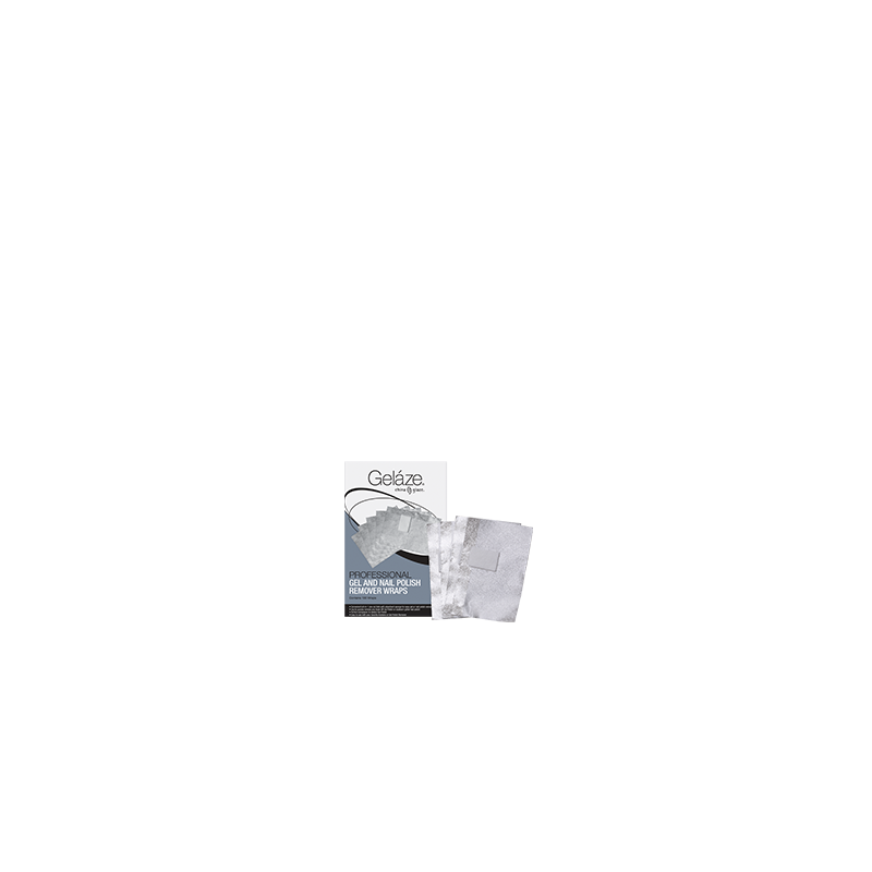 Gelazé Professional Gel & Nail Polish Remover Wraps (100Uds)