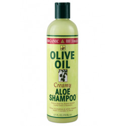 Shampoo Crema Aloe Vera con Olio d'Oliva Biologico (370ml)