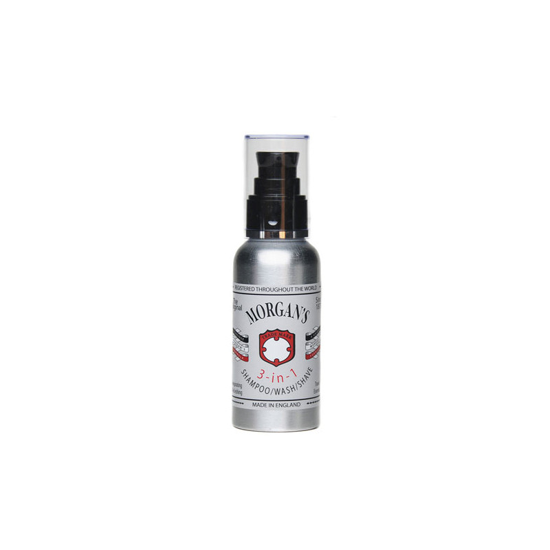 Shampoo, Lavaggio e Barba 3-in-1 di Morgan (100ml)