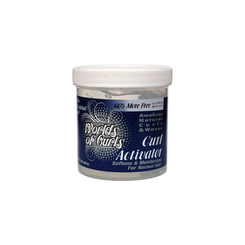 Gel Attivatore per Ricci Worlds of Curls per Capelli Normali (459gr)