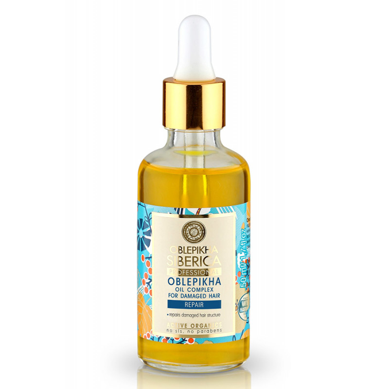 Natura Siberica Oblepikha Complesso di Oli per Capelli Danneggiati (50ml)