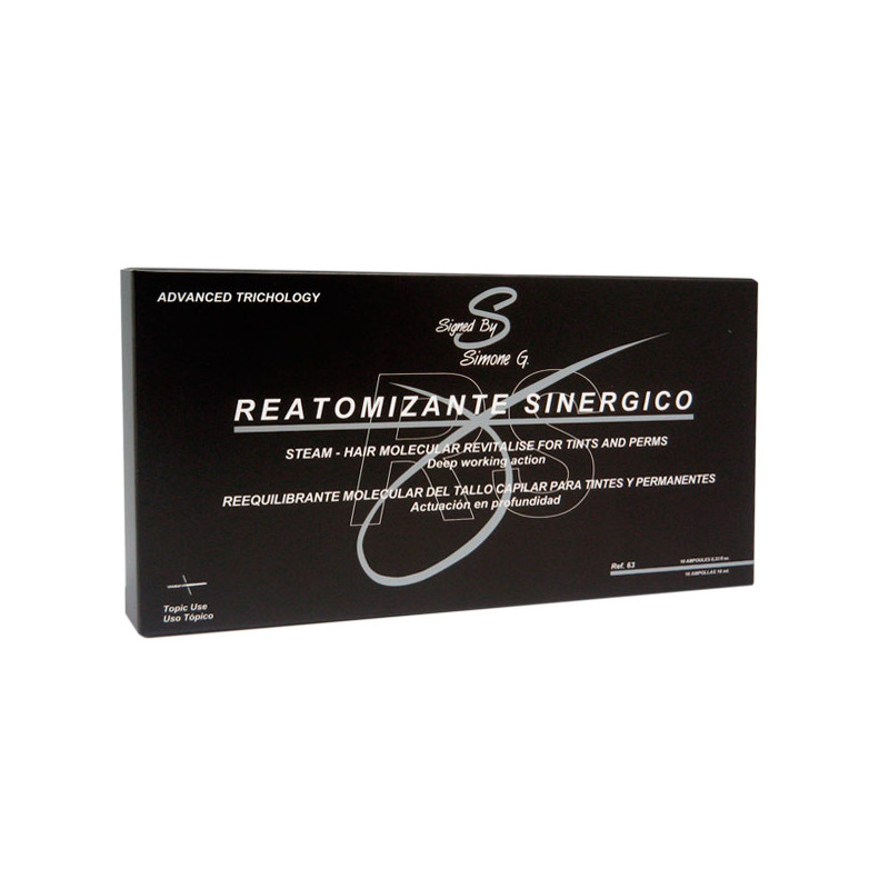 Simone G. 63 Vapore - Rivitalizzante Molecolare Capelli per Tinte e Permanenti (10x10ml)