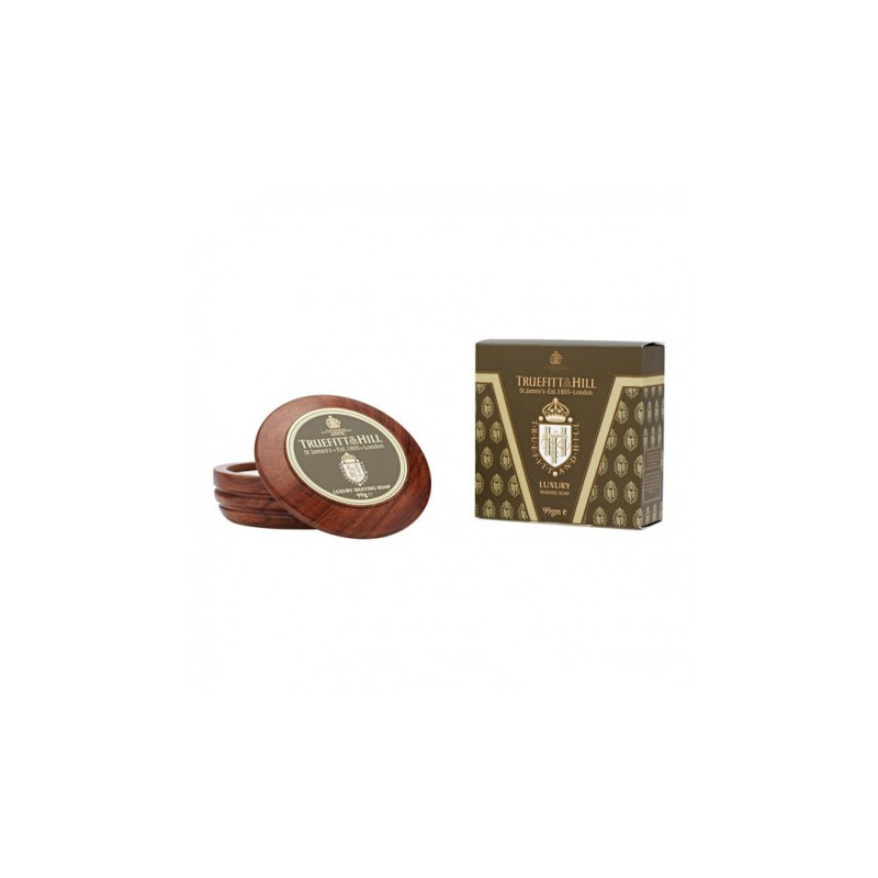 Truefitt & Hill Sapone da barba di lusso in ciotola di legno (99g)