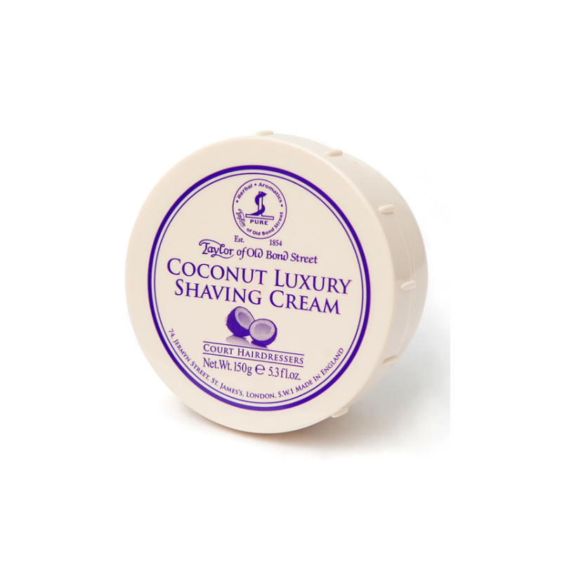 Taylor of Old Bond Street Ciotola di Crema da Barba di Lusso al Cocco (150g)