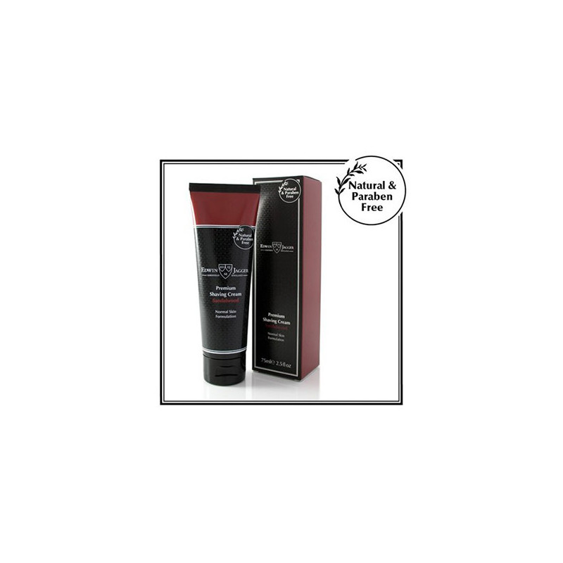 Edwin Jagger Crema da Barba al Sandalo Naturale (75ml)