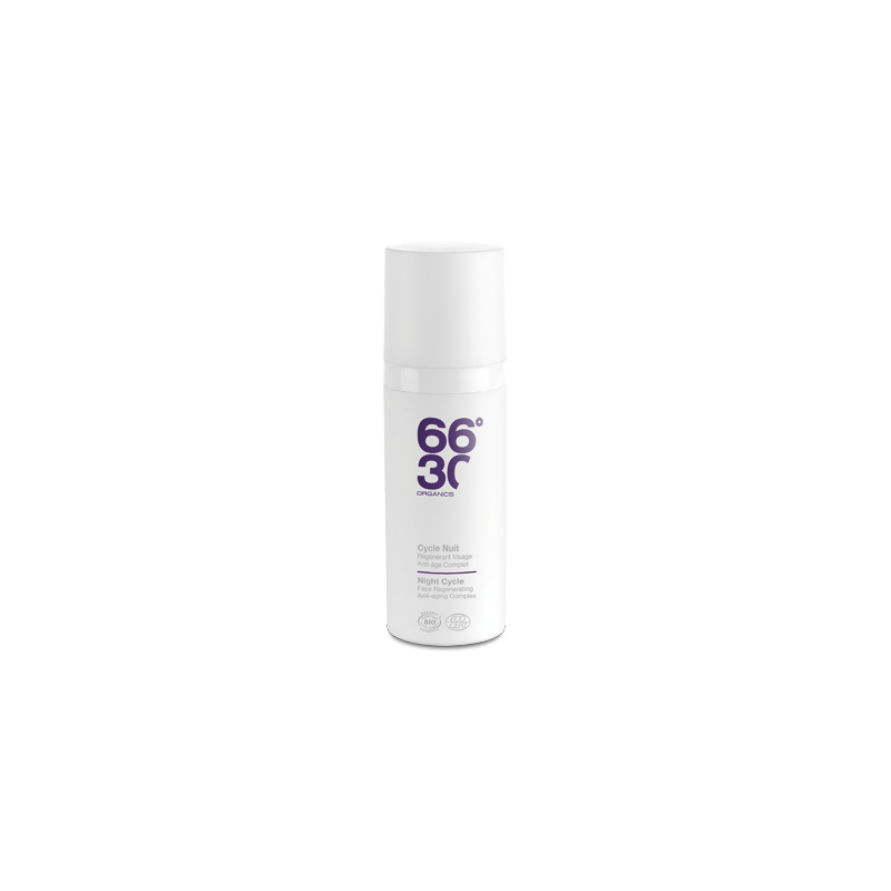 66º30 Complesso Facciale Rigenerante Anti-età Ciclo Notte (50ml)