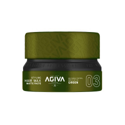 Agiva Cera Modellante per Capelli Pasta Opaca Verde 03 (155ml)