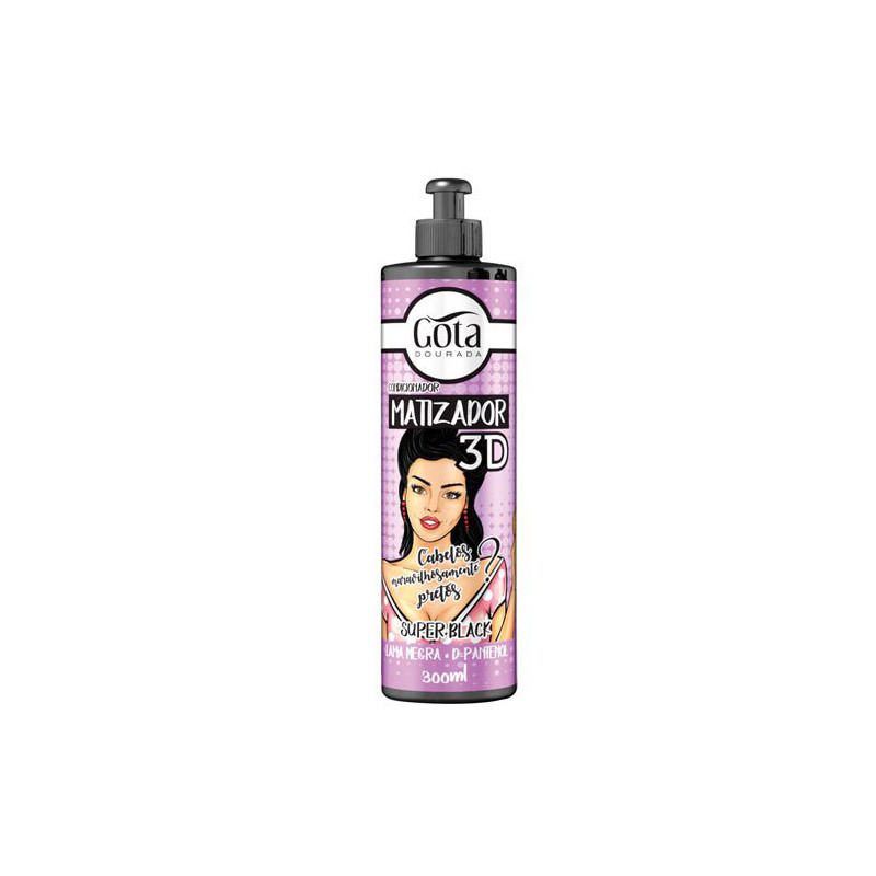 Gota Dourada Opacizzante 3D Super Nero (300ml)
