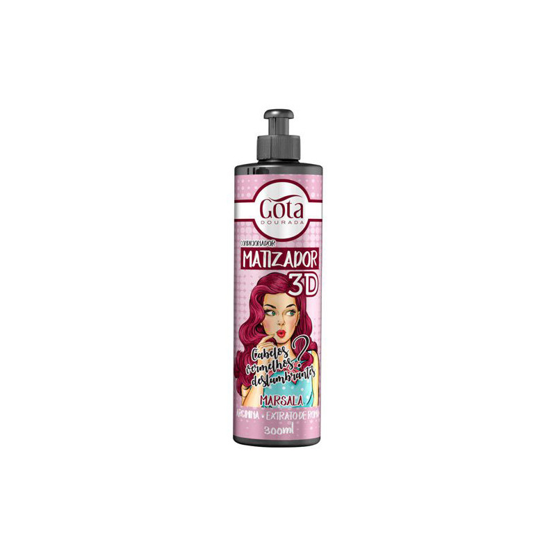 Gota Dourada Opacizzante 3D Marsala (300ml)