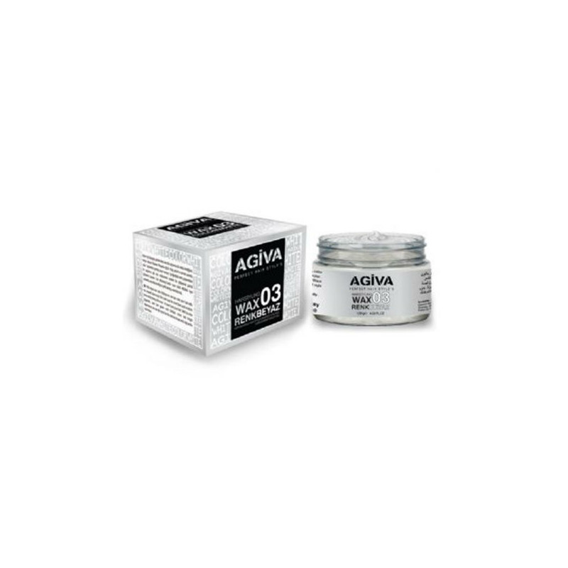 Agiva Cera Pigmentata per Capelli 03 Bianco (120g)