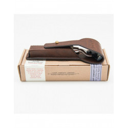 Captain Fawcett Maquinilla Afeitar Mach 3 con Funda Cuero 