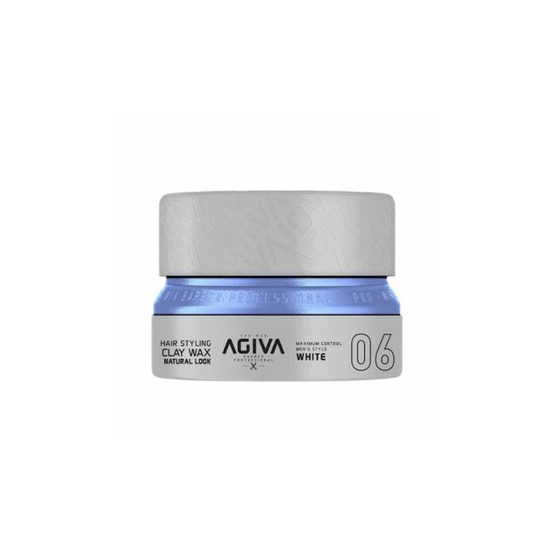 Agiva Cera Argilla Styling Capelli Look Naturale Bianco 06 (155ml)