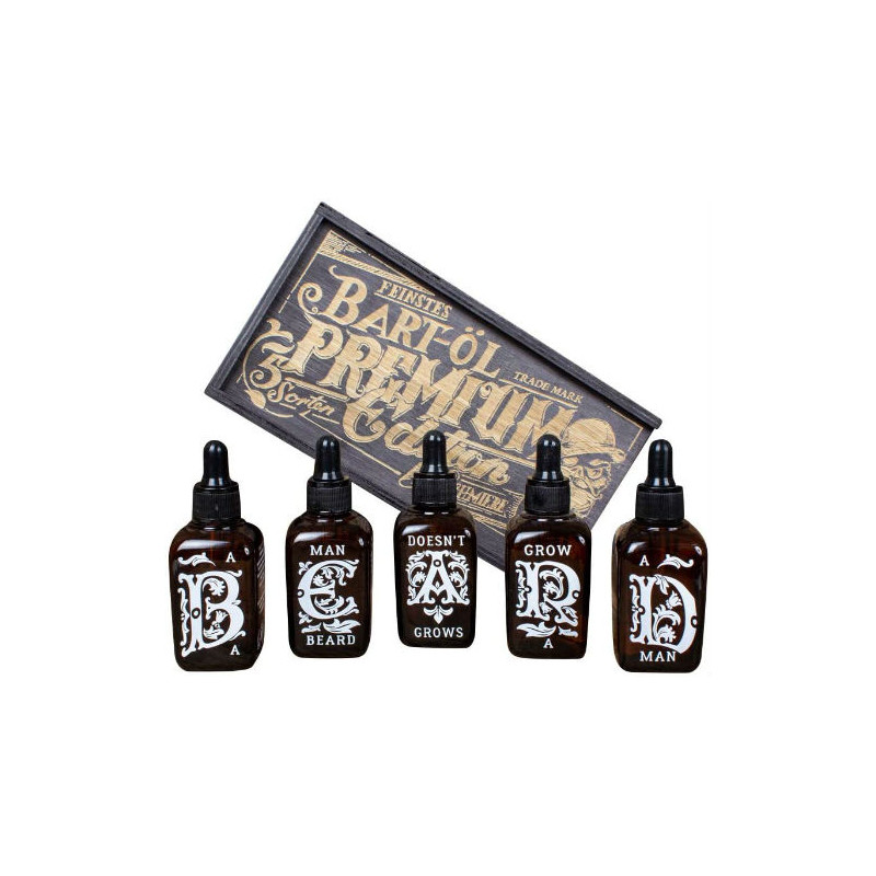 Schmiere Set Olio da Barba 5 Fragranze Assortite (5X50ml)