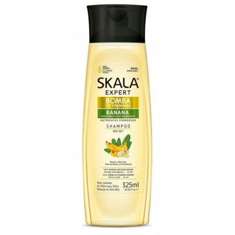 Skala Bomb Vitamins Banana Shampoo (325ml)