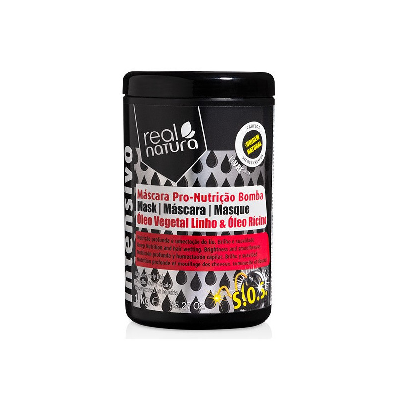 Real Natura Pro-Nutrizione Bomba Maschera Senza Sale (1Kg)