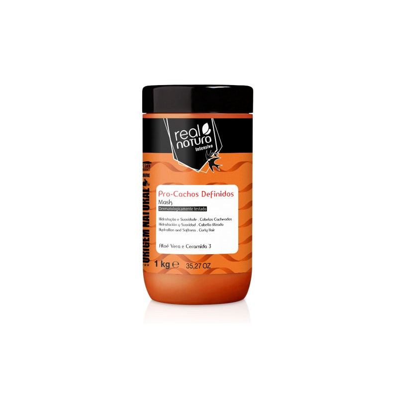 Real Natura Pro-Cachos Definidos Maschera Senza Sale (1Kg)
