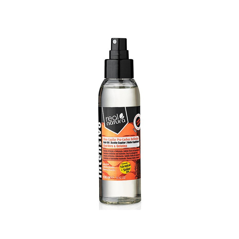 Real Natura Pro-Cachos Definidos Olio per Capelli (100ml)