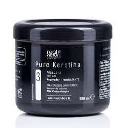 Real Natura Puro Keratina Maschera Senza Sale