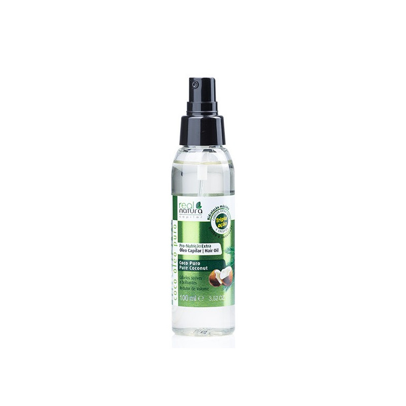 Real Natura Pro-Nutrizione Extra Cocco Olio per Capelli (100ml)