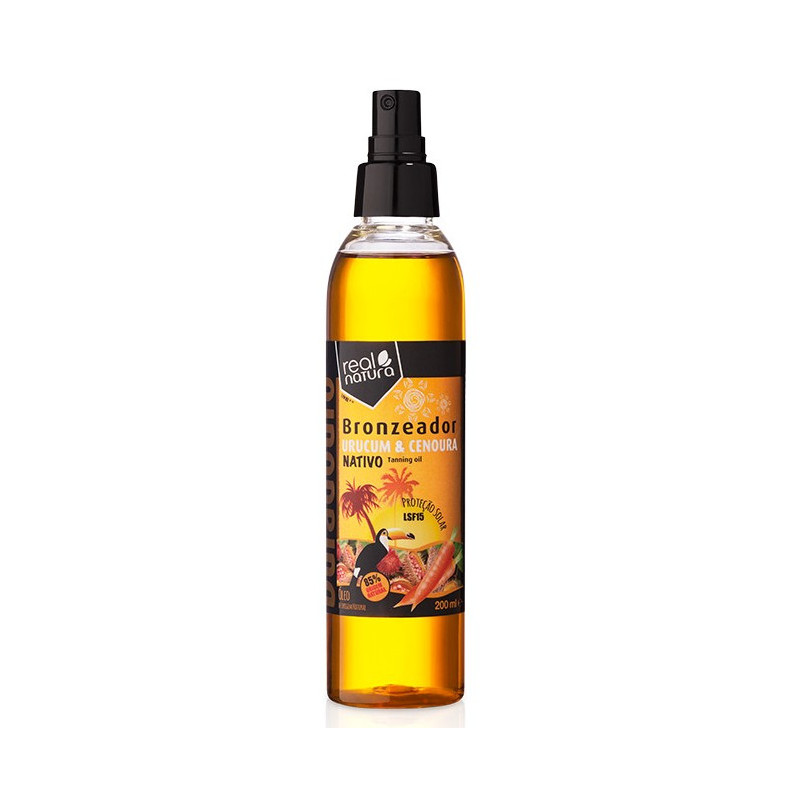 Real Natura Urucum+Ceneura Olio Abbronzante LSF15 (200ml)