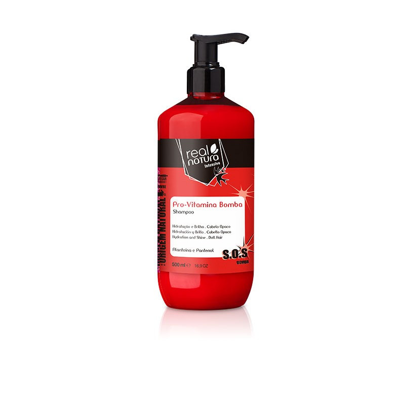 Real Natura Pro-Vitamina Bomba Shampoo Senza Sale (500ml)