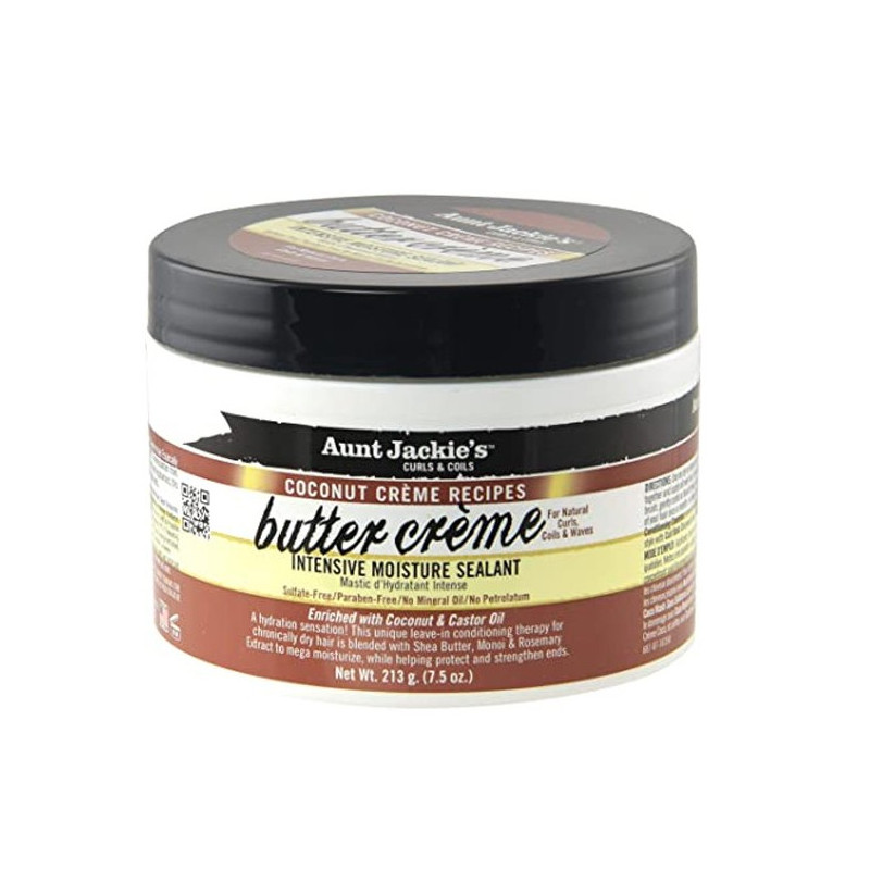 Aunt Jackie's Crema al Burro di Cocco Sigillante Idratante Intensivo (213gr)