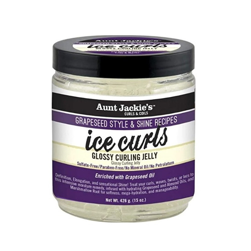 Aunt Jackie's Gelatina Arricciante Lucidante Ai Semi d'Uva Ricci Ghiaccio di Zia Jackie (426gr)